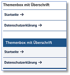 Beispielbild einer Textbox mit Überschrift